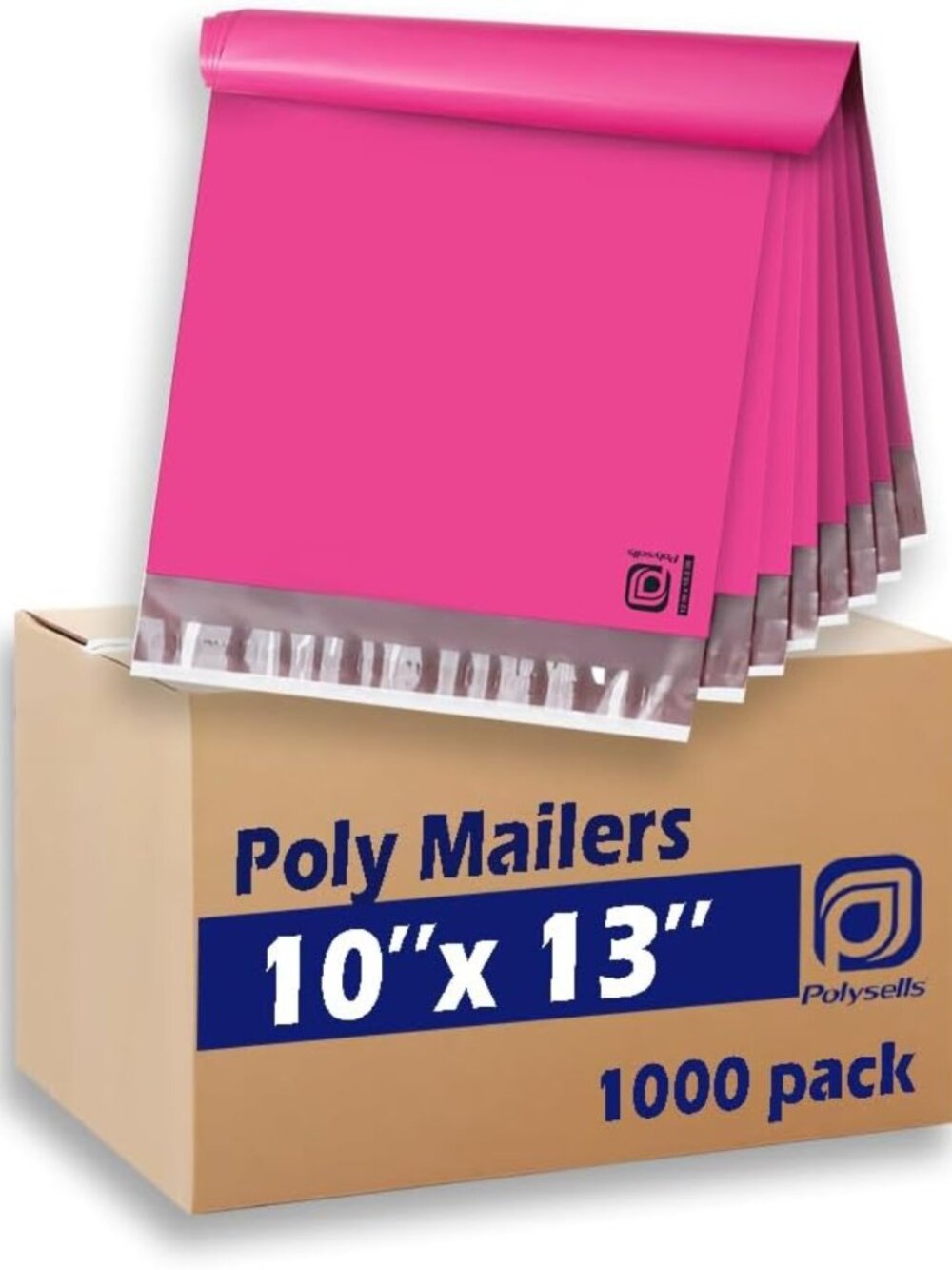 1000 Pcs Pink Poly Mailers 10x13" - Waterproof, Tear-Resistant Shipping